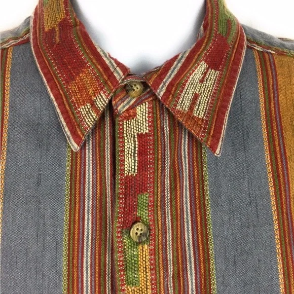 TERRITORY AHEAD Mens Long Sleeve Southwest Shirt - Picture 2 of 8